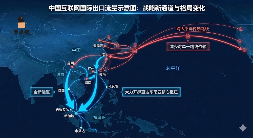 中国的互联网国际出口新战略 中国的互联网国际出口新战略