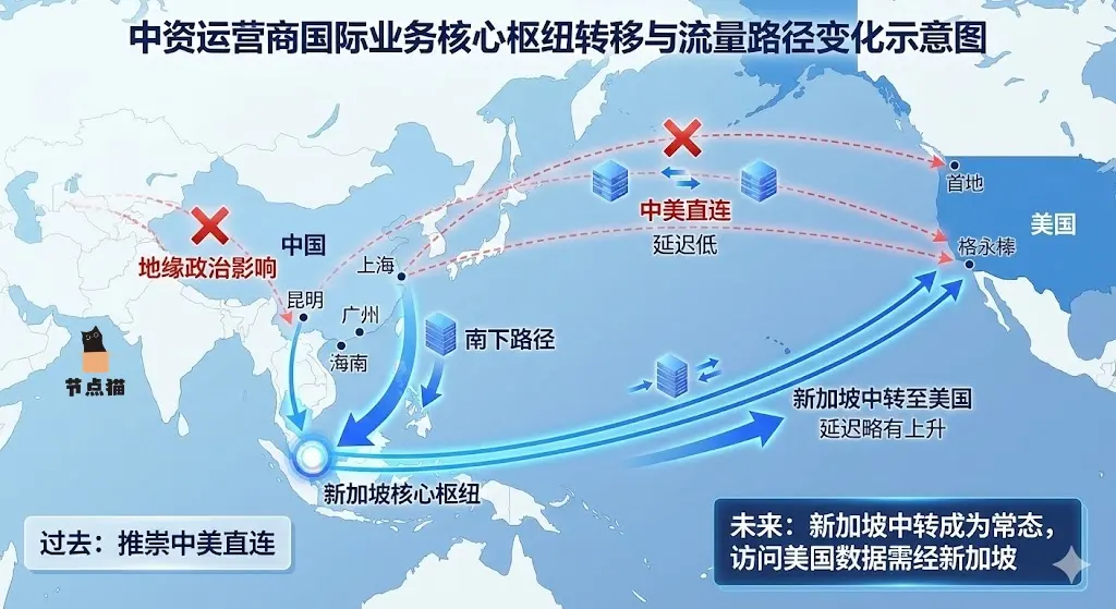 中美直连网络或迎来变化 中美直连网络或迎来变化